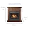 Duluth Forge Full Size Dual Fuel Ventless Gas Fireplace With Mantel - 32,000 FDI32R-M-WN - alternate 9